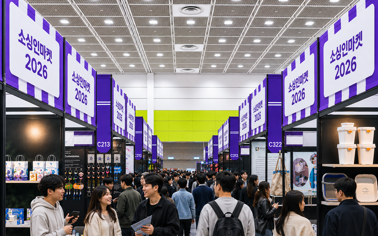 코엑스 전시 소싱인마켓 2026 전시장 전경 소싱인마켓