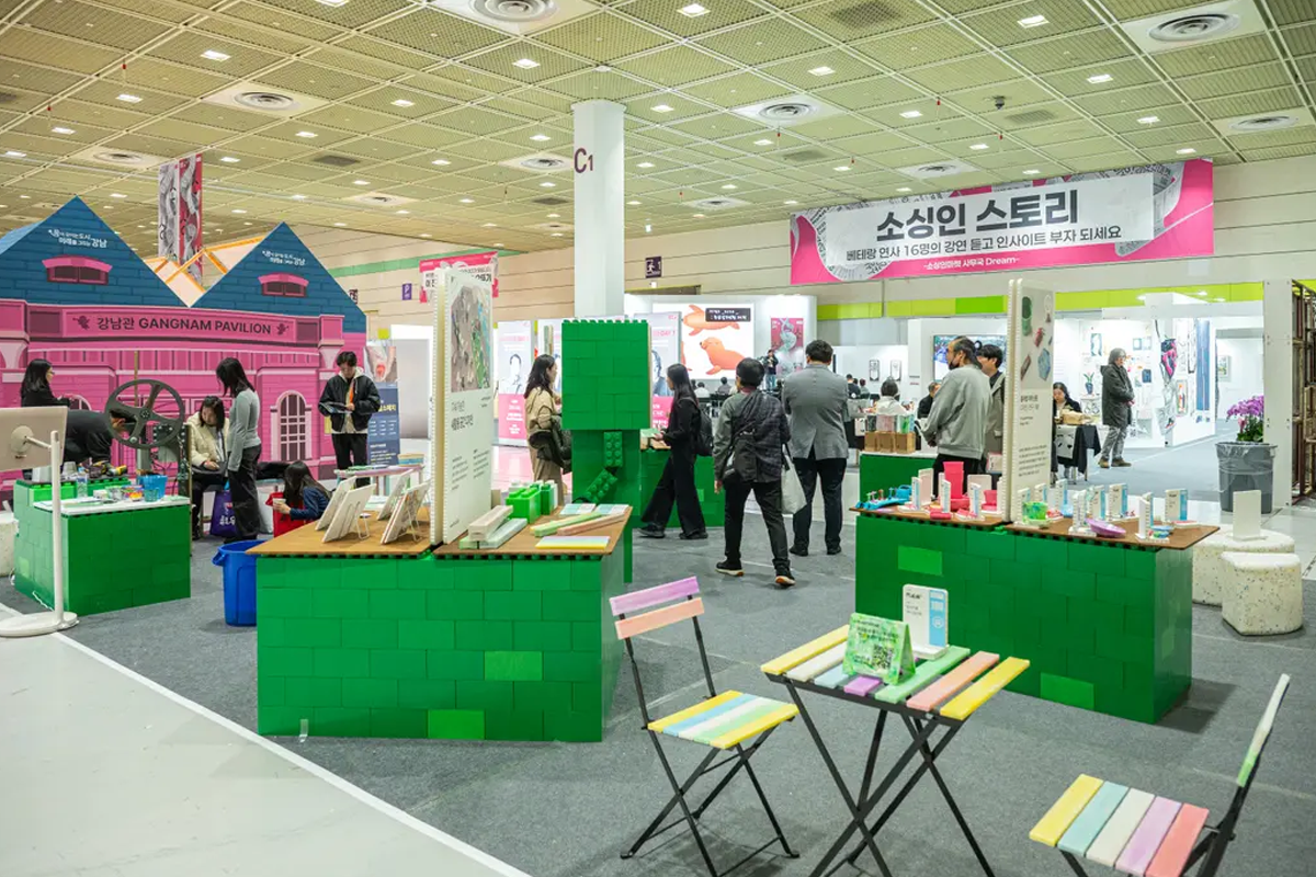 우리동네플라스틱연구소 플라랩 소싱인마켓 2025 전시 현장